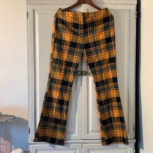Checkered bell bottoms
